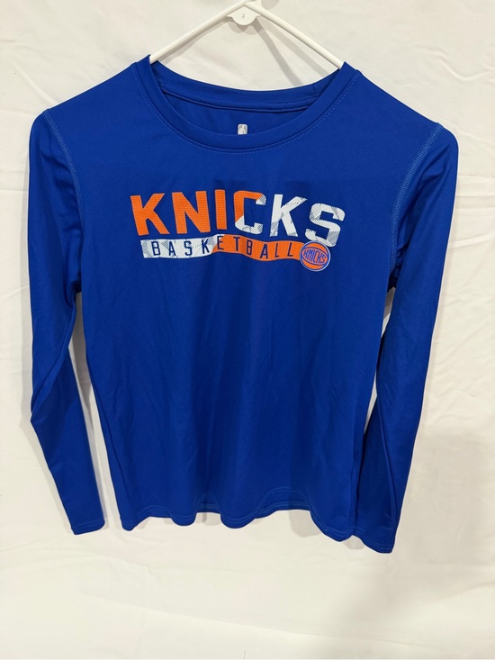 NBA Other - NBA Kids Long Sleeve Knicks Basketball Tee - Royal Blue/ Orange/ White 10/12 N